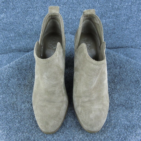 Vince Camuto Francia Women Ankle Boots‎ Brown Leather Pull On Size 8 Medium - Picture 3 of 11